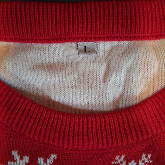 Hard Rock Hotel &Casino Tulsa Santa Ugly Christmas Sweater Mens Large Biker Rock - Picture 4 of 6